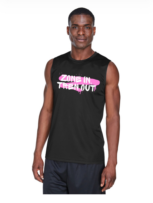 Zone In, Tren Out Muscle Tee